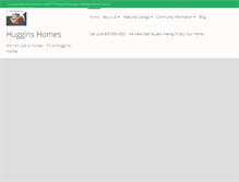 Tablet Screenshot of hugginshomes.com